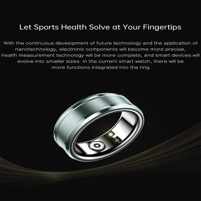 R3 Size 18 Smart Ring Supports Heart Rate / Blood Oxygen / Sleep Monitoring