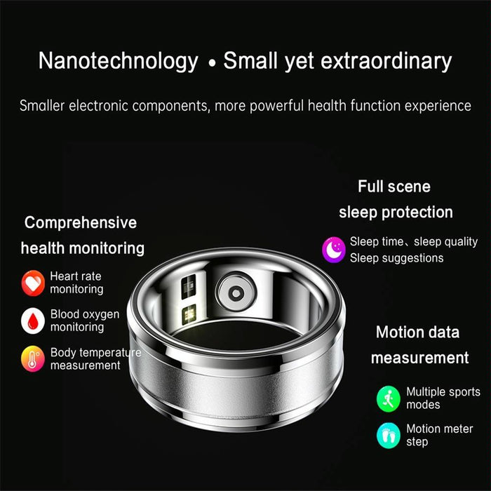 R3 Size 20 Smart Ring Supports Heart Rate / Blood Oxygen / Sleep Monitoring