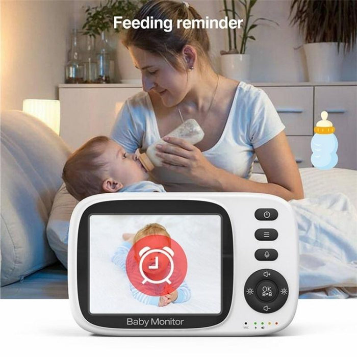 2 Way Voice Talk Temperature Monitoring Baby Camera 3.2 Inch Screen Baby Monitor