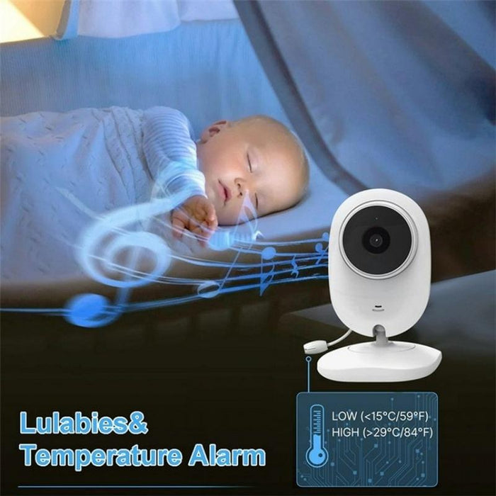 Temperature Detection 2 Way Voice Baby Security Video Camera 2.8-Inch Lcd Baby Monitor