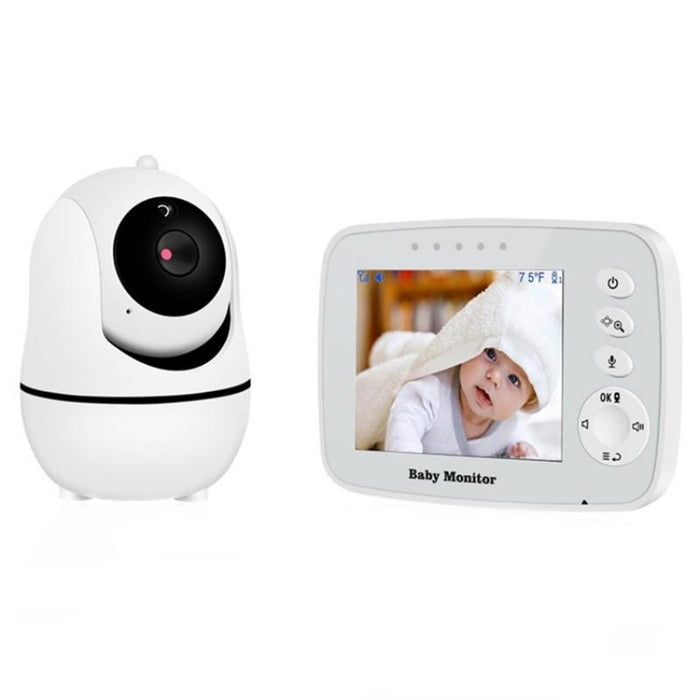 Two-Way Audio Night Vision Surveillance Camera 3.5 Inch Baby Monitor