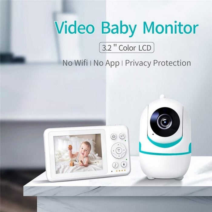 2 Way Voice Built-In Home Baby Security Camera 3.2-Inch Lcd Baby Monitor