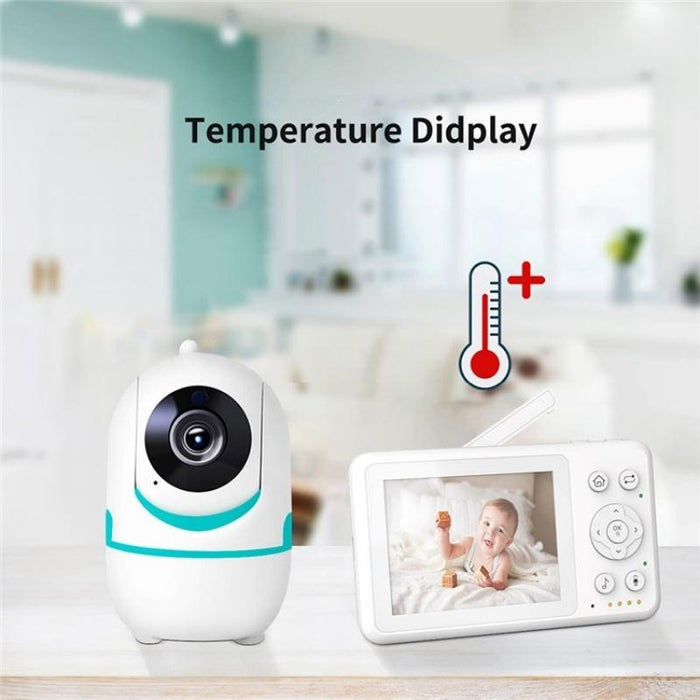 2 Way Voice Built-In Home Baby Security Camera 3.2-Inch Lcd Baby Monitor