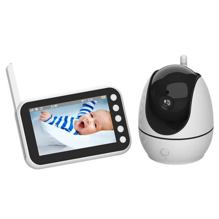 Support Two-Way Voice Temperature Display 4.5-Inch Video Baby Monitor Music Player