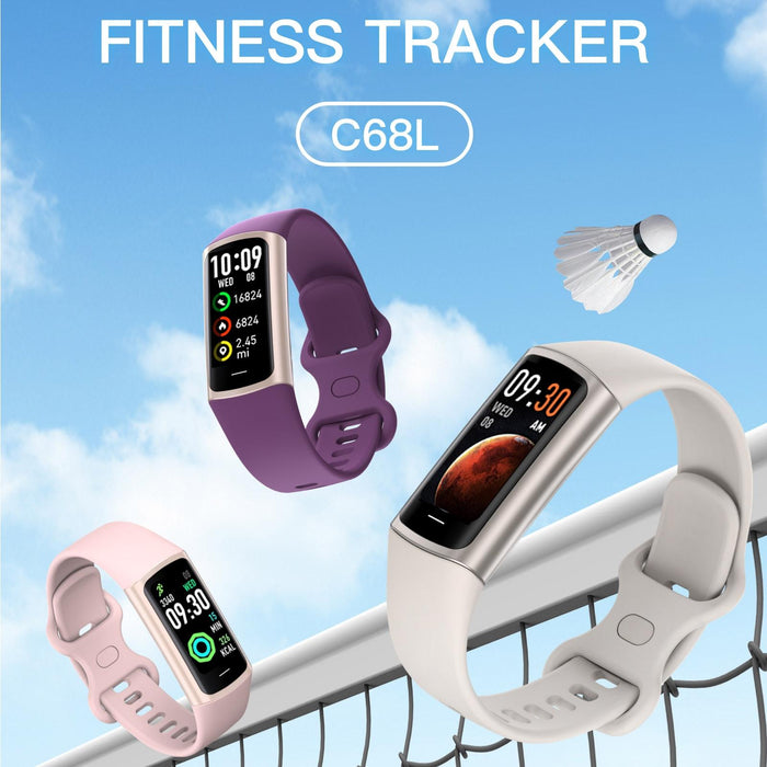 Waterproof Fitness Tracker C68L Ip67