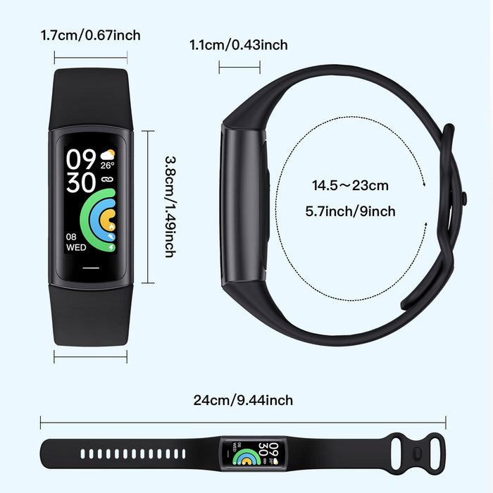 Waterproof Fitness Tracker C68L Ip67