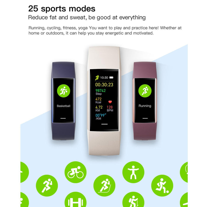 Waterproof Fitness Tracker C80 Ip67