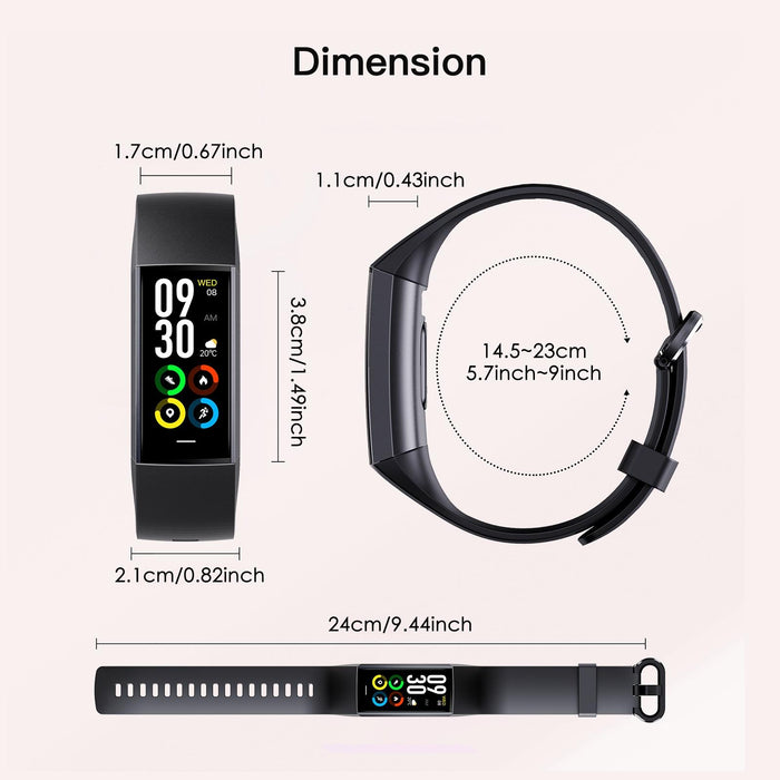 Waterproof Fitness Tracker C80 Ip67