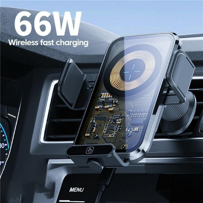 X11s 66w High Power Transparent Car Wireless Charger Phone