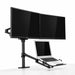 Clip-on Desktop Stand Dual Computer Monitor Riser Bracket