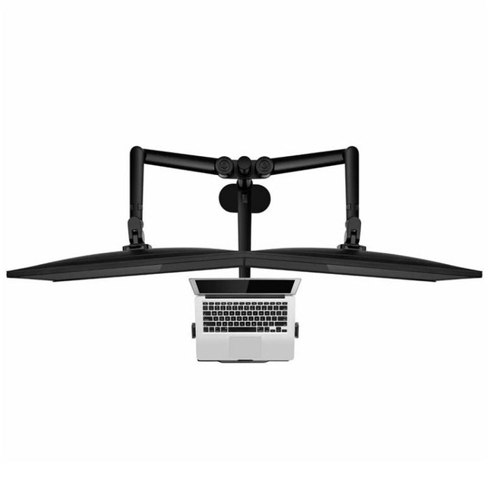 Clip-on Desktop Stand Dual Computer Monitor Riser Bracket