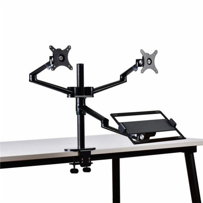 Clip-on Desktop Stand Dual Computer Monitor Riser Bracket