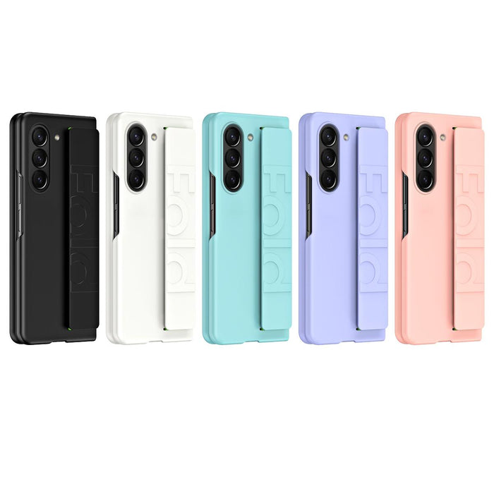 For Samsung Galaxy Z Fold7 5G Skin Elastic Wrist Grip Back Cover Phone Case