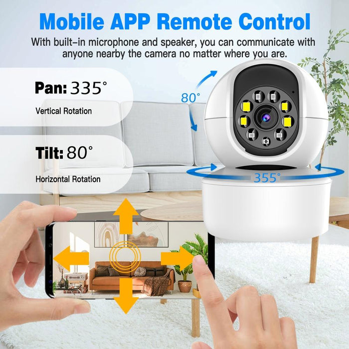 Intelligent Hd Surveillance Wifi Camera Support Infrared Night Vision / Two-Way Voice Intercom