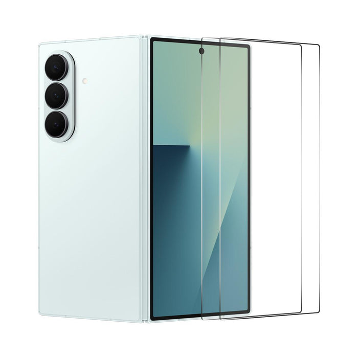 For Samsung Galaxy Z Fold7 5G 2Pcs 9H Big Arc Edge High Aluminum-Silicon Tempered Glass Film