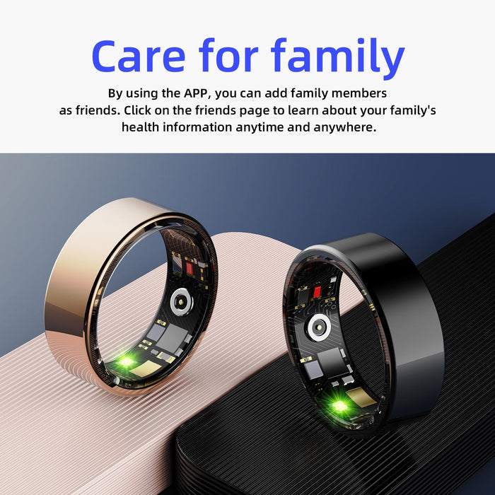 R11M Size 7 Smart Ring Supports Heart Rate / Blood Oxygen / Sleep / Multiple Sports Modes