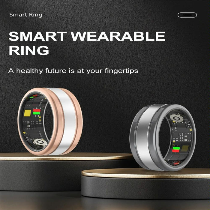 R18 Size 9 Smart Ring Supports Heart Rate / Blood Oxygen / Sleep/ Multiple Sports Modes