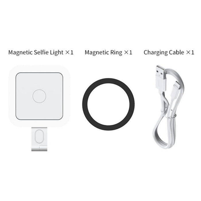 Portable Magnetic Selfie Light for Live Streaming and Skin