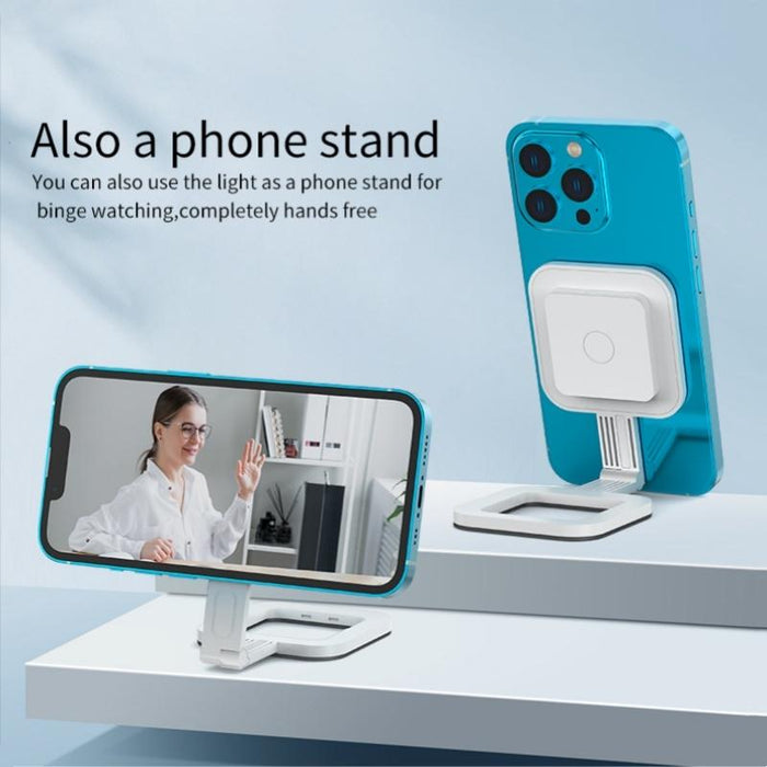 Portable Magnetic Selfie Light for Live Streaming and Skin