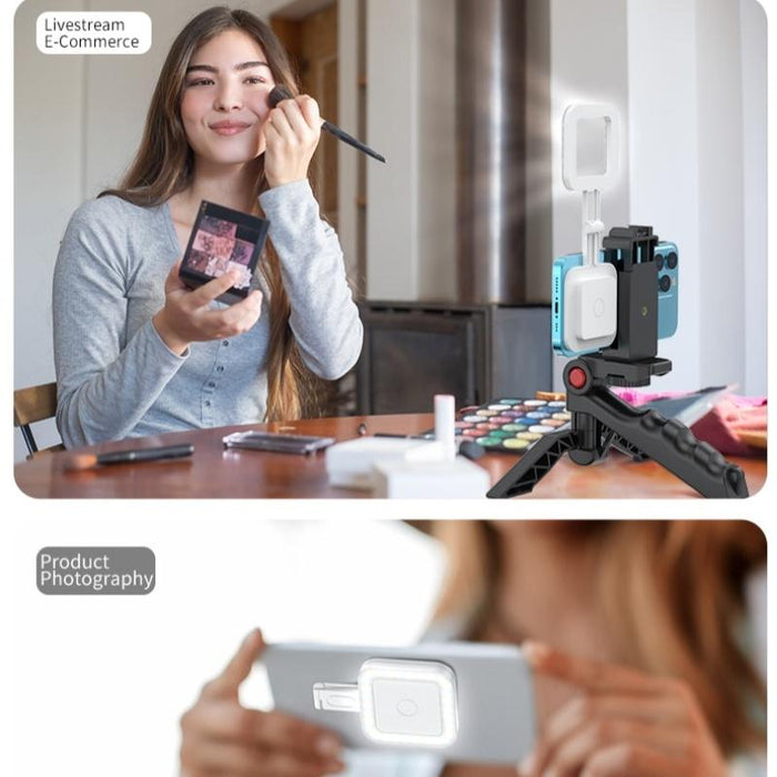 Portable Magnetic Selfie Light for Live Streaming and Skin