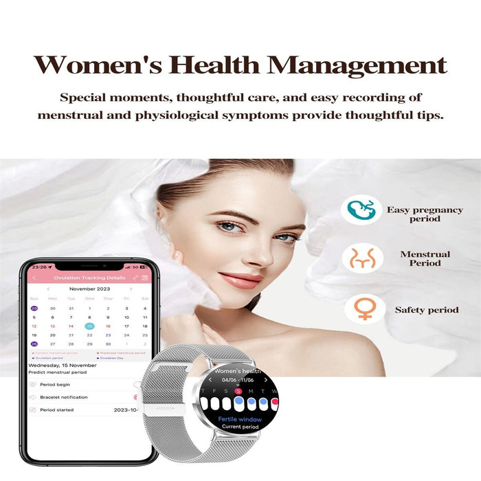 1.32 Inch Colour Screen Smart Watch With Bluetooth Call & Health Monitoring