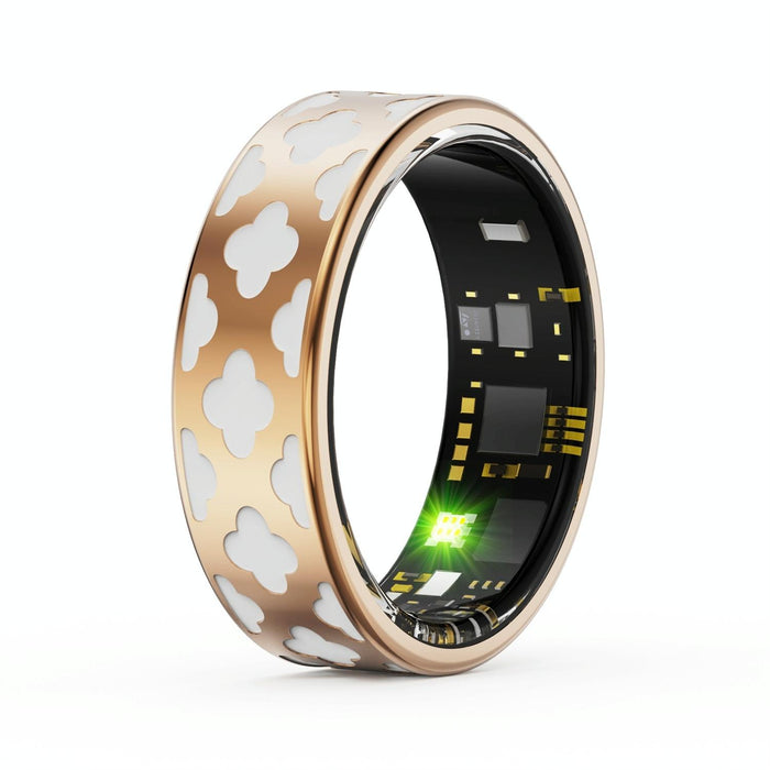 R10M Size 10 Smart Ring Supports Heart Rate / Blood Oxygen / Sleep Monitoring / Multiple Sports Modes Rose Gold