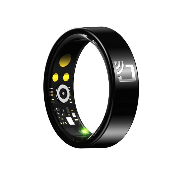 R20 Size 9 Smart Ring Supports Heart Rate / Blood Oxygen / Sleep Monitoring / Multiple Sports Modes Black