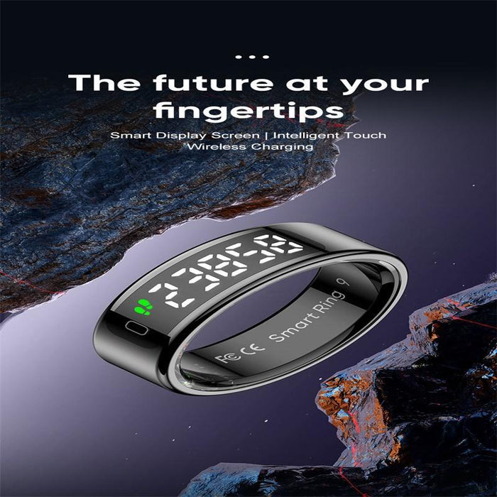 Smart Ring With Heart Rate Blood Oxygen & Sleep Tracking Size 11