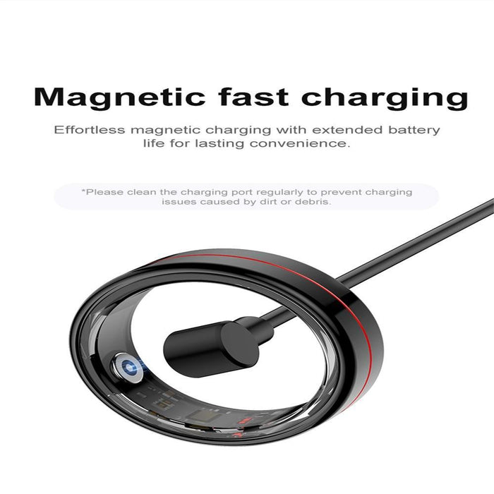 Size 12 Smart Ring Support Heart Rate / Blood Oxygen / Sleep Monitoring / Take Photos