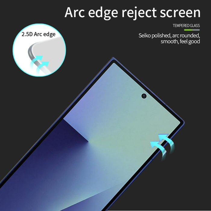 For Samsung Galaxy Z Fold7 5G Mofi 9H 2.5D Full Screen Tempered Glass Film Black