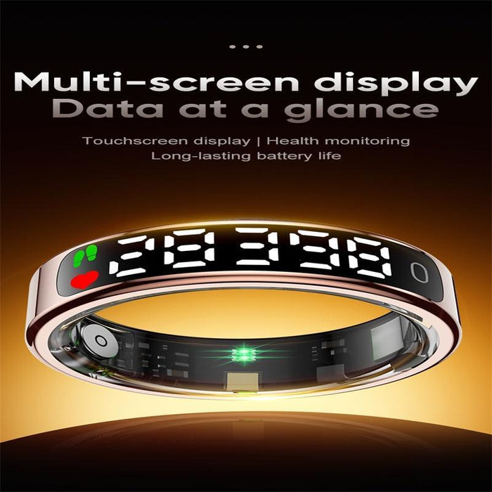 Smart Ring With Heart Rate Oxygen & Sleep Monitoring Size 9