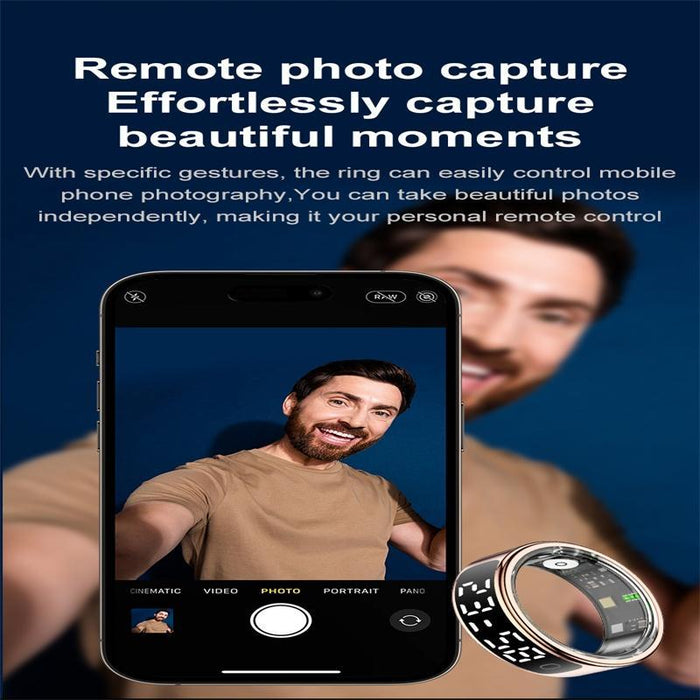 Smart Ring With Heart Rate Oxygen & Sleep Monitoring Size 9