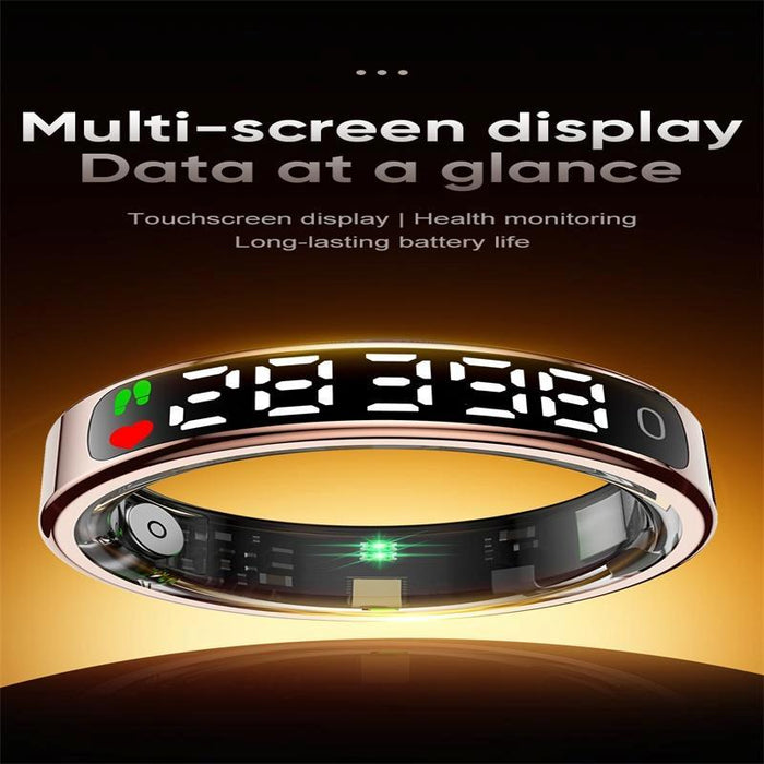Smart Ring With Heart Rate Oxygen & Sleep Monitoring Size 11