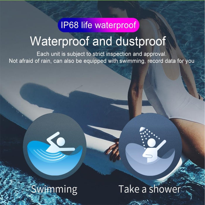 Ips Smart Watch Waterproof Heart Rate Sleep Monitoring