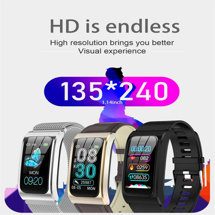 Ips Smart Watch Waterproof Heart Rate Sleep Monitoring