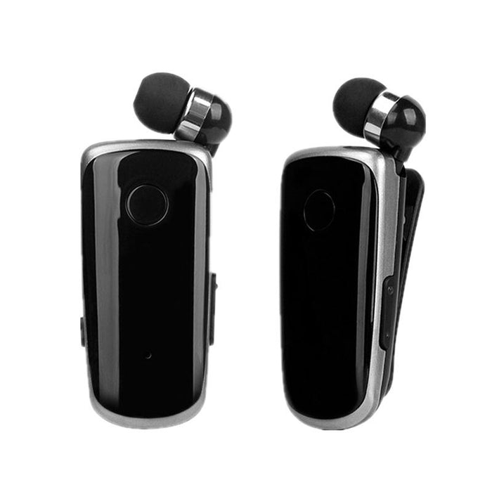 K39 Wireless Bluetooth Csr Dsp Chip In-Ear Vibrating Alert Wear Clip Hands Free Earphone Black