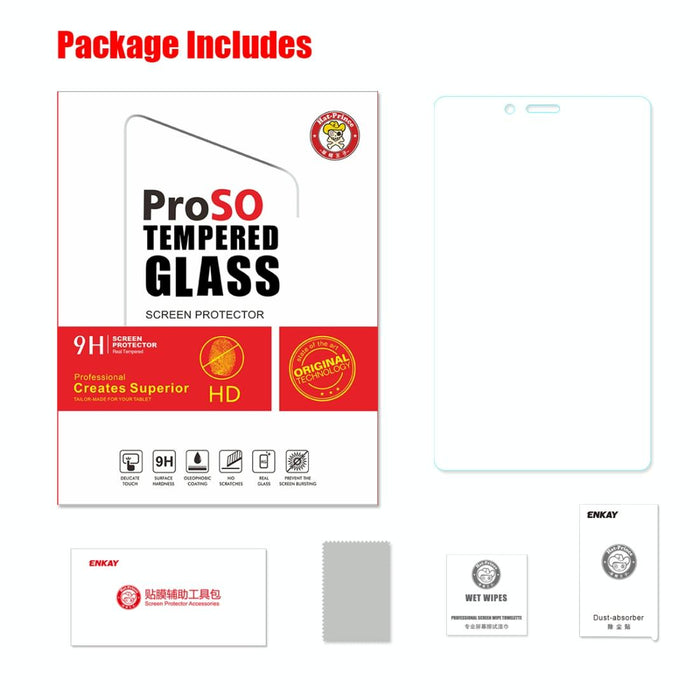 Hat-Prince 0.33Mm 9H Surface Hardness 2.5D Explosion-Proof Tempered Glass Film For Samsung Galaxy Tab A 8.0 2019 T290 / T295