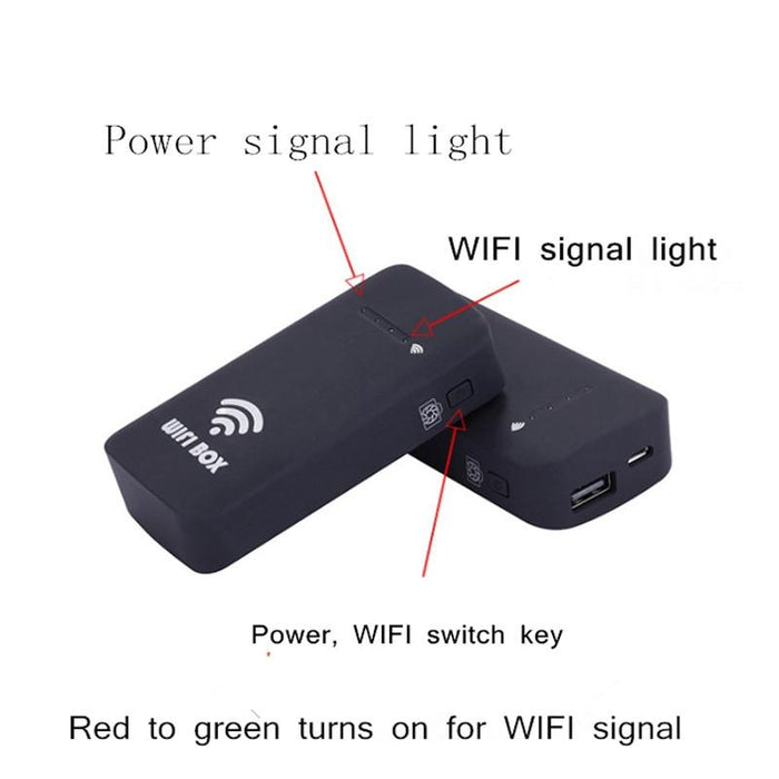 Hd Endoscope Universal Wireless Wifi Box Box Supports Any Smartphone Computer Black