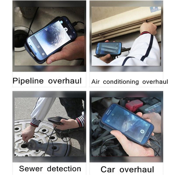 Hd Endoscope Universal Wireless Wifi Box Box Supports Any Smartphone Computer Black