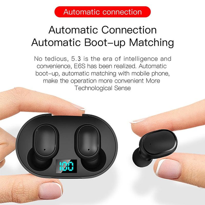 Waterproof Tws Bluetooth Earbuds With Led Display