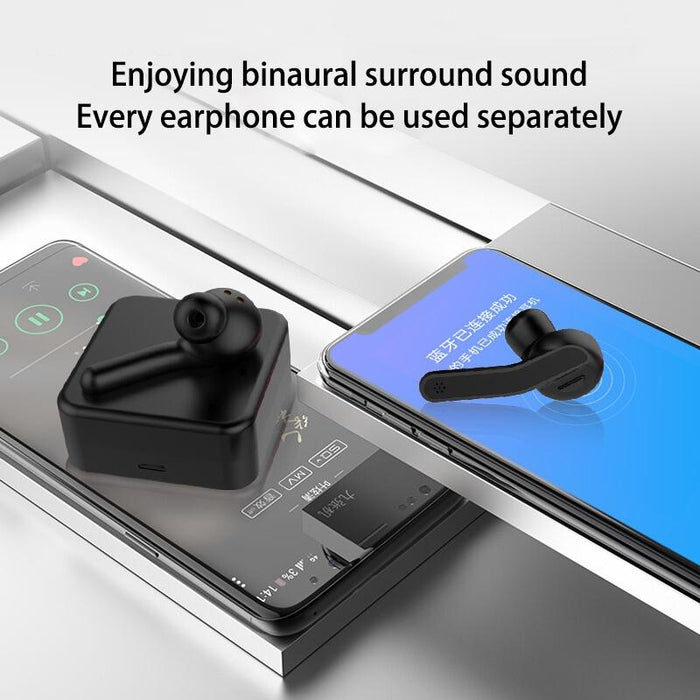 T88 Mini Touch Control Hifi Wireless Bluetooth Earphones Tws Wireless Earbuds With Charger Box