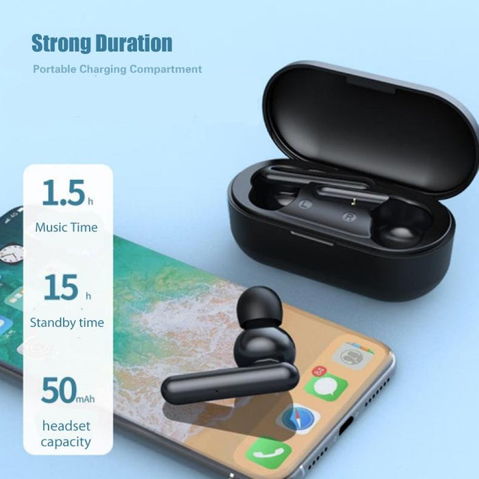 T10 Mini Touch Control Hifi Tws Wireless Bluetooth Earphones With Mic & Charger Box