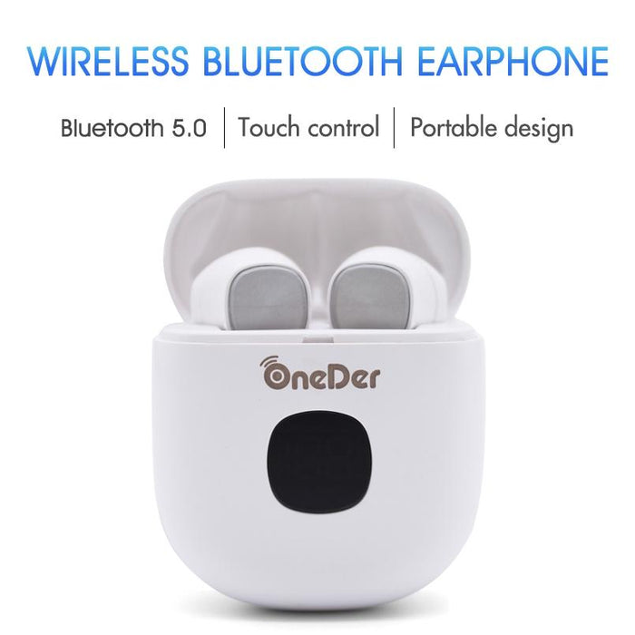 Oneder W16 Tws Wireless Bluetooth 5.0 Earphone With Charging Box