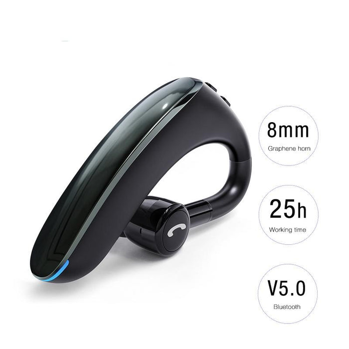 F900 Mini Earhook 180° Freely Rotating Wireless Bluetooth 5.0 Car Handsfree Call Earphones