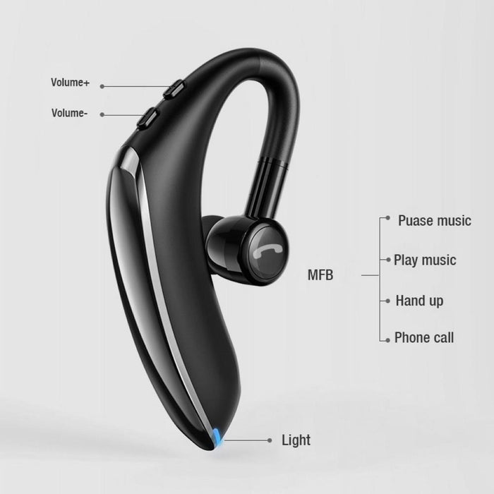 F900 Mini Earhook 180° Freely Rotating Wireless Bluetooth 5.0 Car Handsfree Call Earphones