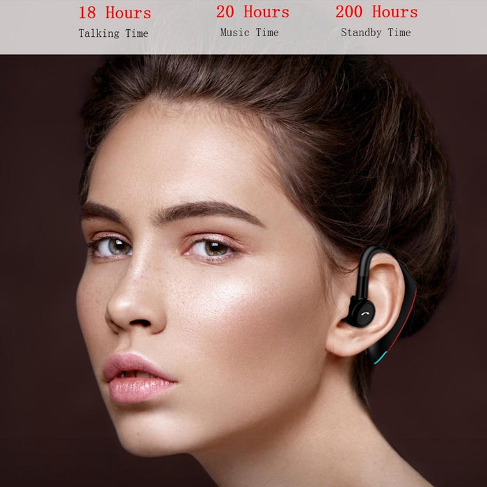 F900 Mini Earhook 180° Freely Rotating Wireless Bluetooth 5.0 Car Handsfree Call Earphones