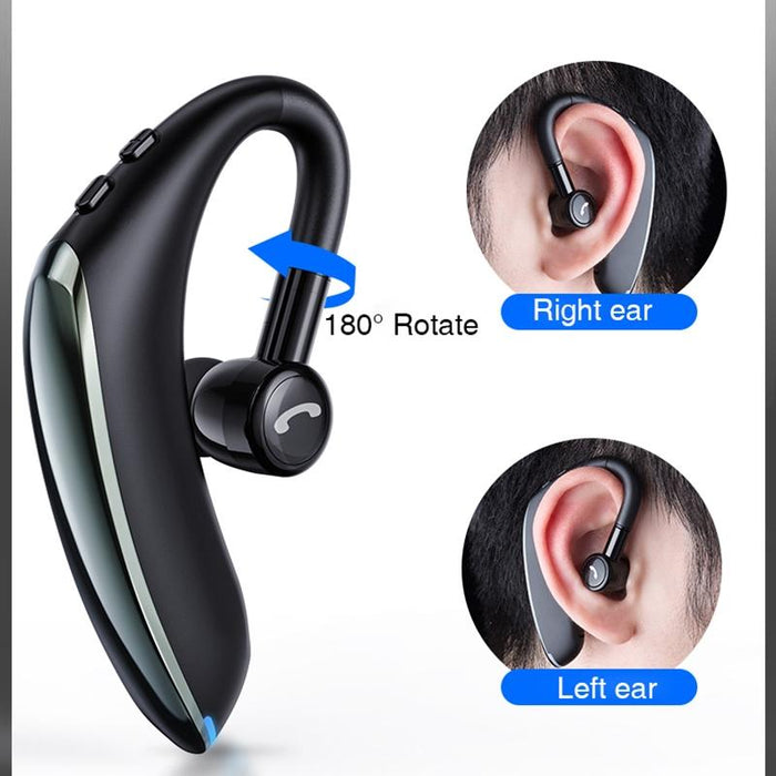 F900 Mini Earhook 180° Freely Rotating Wireless Bluetooth 5.0 Car Handsfree Call Earphones