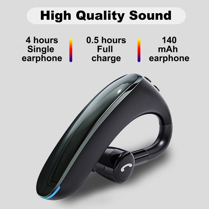 F900 Mini Earhook 180° Freely Rotating Wireless Bluetooth 5.0 Car Handsfree Call Earphones