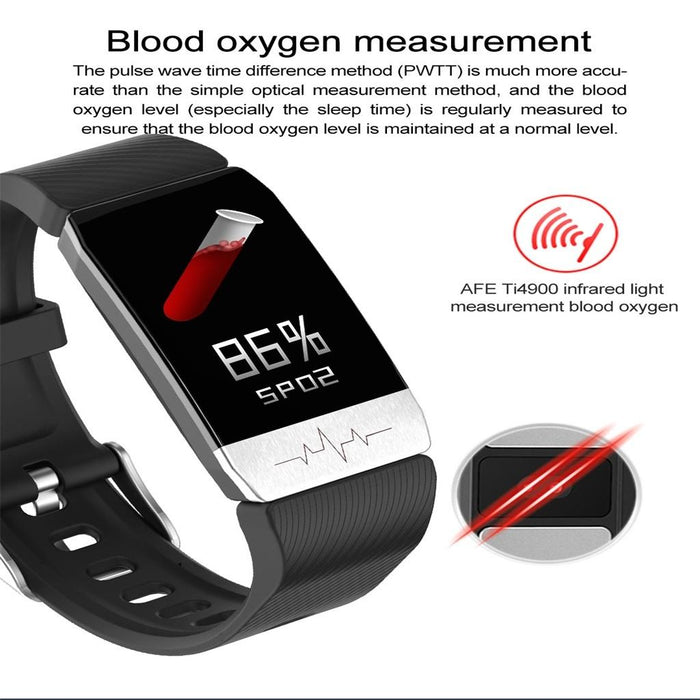 Colour Screen Smart Watch Ip67 Waterproof Call Heart Rate Monitoring Ecg Sleep Tracking