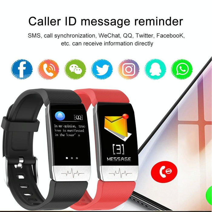 Colour Screen Smart Watch Ip67 Waterproof Call Heart Rate Monitoring Ecg Sleep Tracking